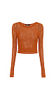 Knitted mesh top - BRUSNIKA. Women clothes