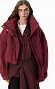 Short bomber jacket with a stand collar - BRUSNIKA. Women clothes