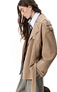Double‑breasted short trench coat - BRUSNIKA. Women clothes