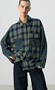 100% cotton plaid shirt - BRUSNIKA. Women clothes