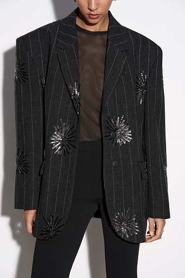 Sequined Jacket - BRUSNIKA Women Clothes