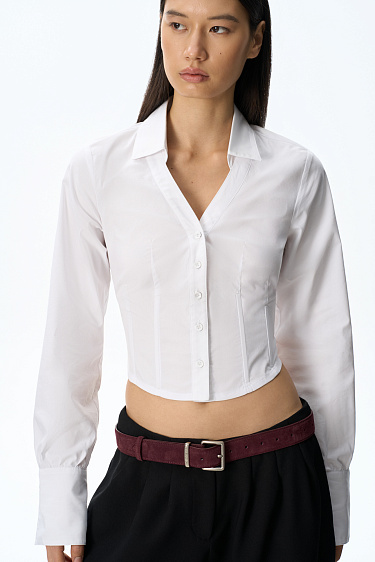 Corset-style shirt - BRUSNIKA Women Clothes