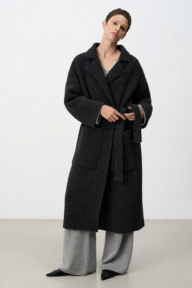 Coat made of mixed wool - BRUSNIKA Women Clothes