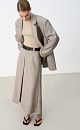 Skirt with a pleat in the front - BRUSNIKA. Women clothes
