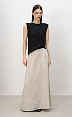 Linen maxi skirt - BRUSNIKA. Women clothes