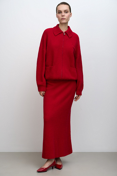 Wool maxi skirt - BRUSNIKA Women Clothes