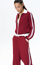 Bomber jacket with stripes and lace - BRUSNIKA. Women clothes