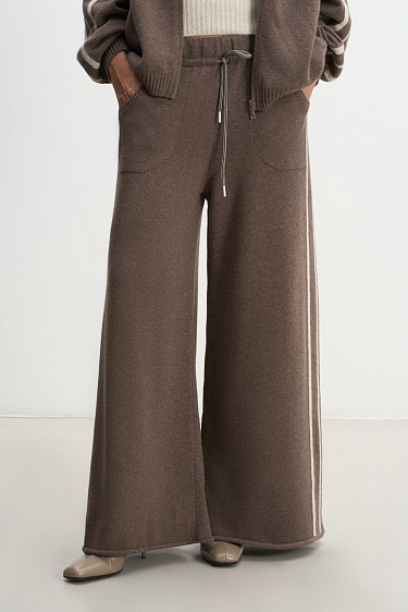 Trousers with stripes - BRUSNIKA Women Clothes