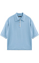 Viscose knit polo shirt - BRUSNIKA. Women clothes