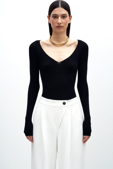 V-neck jumper - BRUSNIKA Women Clothes
