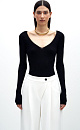 V-neck jumper - BRUSNIKA. Women clothes