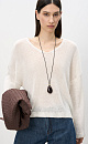 100% linen V-neck jumper - BRUSNIKA. Women clothes
