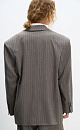 Single-breasted striped jacket - BRUSNIKA. Women clothes