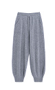 Cashmere and wool banana-fit trousers - BRUSNIKA. Women clothes