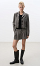 Striped mini skirt - BRUSNIKA. Women clothes