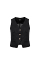 100% linen vest - BRUSNIKA. Women clothes
