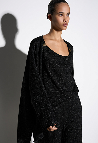 Cardigan with lurex - BRUSNIKA Women Clothes