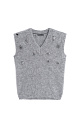 alpaca wool vest with sequins - BRUSNIKA. Women clothes