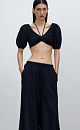 100% cotton crop top - BRUSNIKA. Women clothes