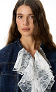 Fringed denim jacket - BRUSNIKA. Women clothes