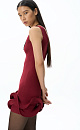 Mini dress with flounces - BRUSNIKA. Women clothes