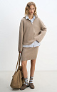 Cashmere and wool mini skirt - BRUSNIKA. Women clothes