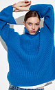 Alpaca jumper with dropped shoulder line - BRUSNIKA. Women clothes