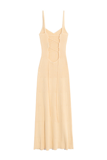 Sundress with lace-up back - BRUSNIKA Women Clothes