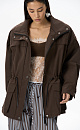 Parka with shoulder pads - BRUSNIKA. Women clothes