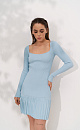 Pleated dress - BRUSNIKA. Women clothes