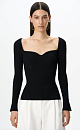 Open-neckline top - BRUSNIKA. Women clothes