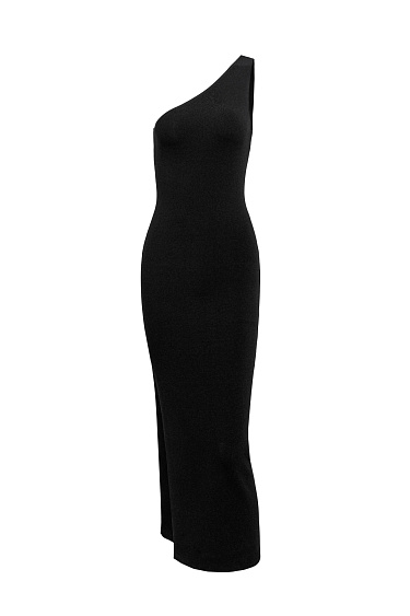 One-Shoulder Dress - BRUSNIKA Women Clothes