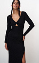 Viscose dress with lurex - BRUSNIKA. Women clothes