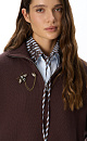 Jumper with stand-up collar - BRUSNIKA. Women clothes