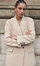 Straight Double-breasted Jacket - BRUSNIKA. Women clothes