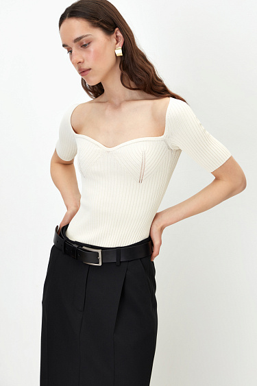 Longline top - BRUSNIKA Women Clothes