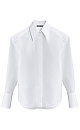 Shirt with big shoulders - BRUSNIKA. Women clothes