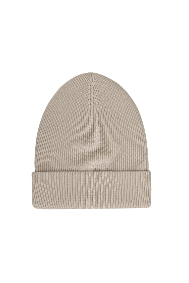 Hat with a foldover cuff - BRUSNIKA Women Clothes