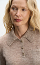 Knitted wool T-shirt - BRUSNIKA. Women clothes