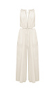 Cotton jumpsuit with drawstring - BRUSNIKA. Women clothes