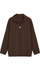 viscose jumper with a stand collar - BRUSNIKA. Women clothes