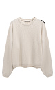 Cropped cotton jumper - BRUSNIKA. Women clothes