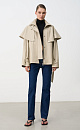 Jacket with a flyaway yoke - BRUSNIKA. Women clothes