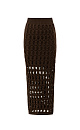 Large openwork weave pencil skirt - BRUSNIKA. Women clothes