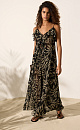 100% viscose set with a floral print - BRUSNIKA. Women clothes