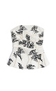 Corset with a peplum and beaded embroidery - BRUSNIKA. Women clothes