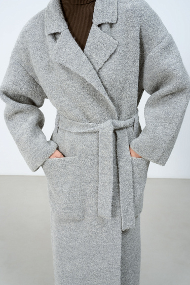 Coat made of mixed wool - BRUSNIKA Women Clothes