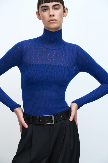 Openwork turtleneck - BRUSNIKA Women Clothes