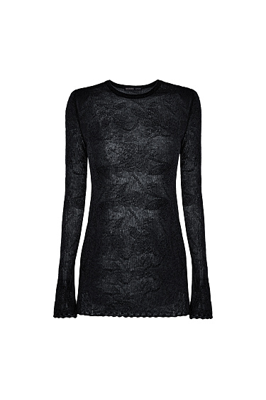 openwork turtleneck - BRUSNIKA Women Clothes