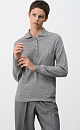Cashmere and wool jumper with a polo collar - BRUSNIKA. Women clothes